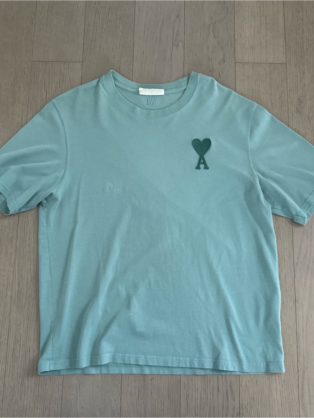 Ami Paris Tee in Turquoise